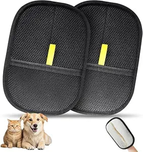 2Pcs Pet Hair Removal Gloves Static