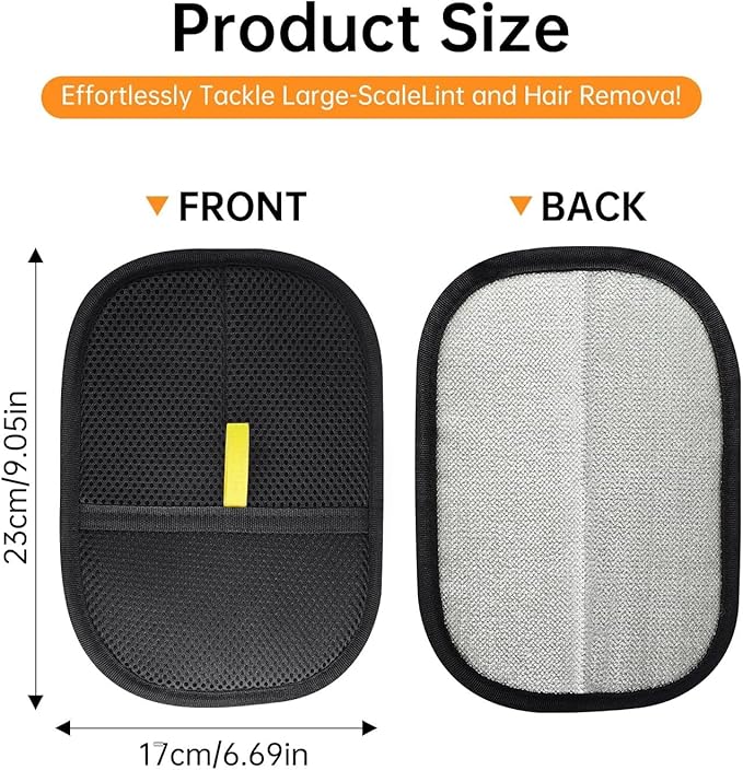 2Pcs Pet Hair Removal Gloves Static